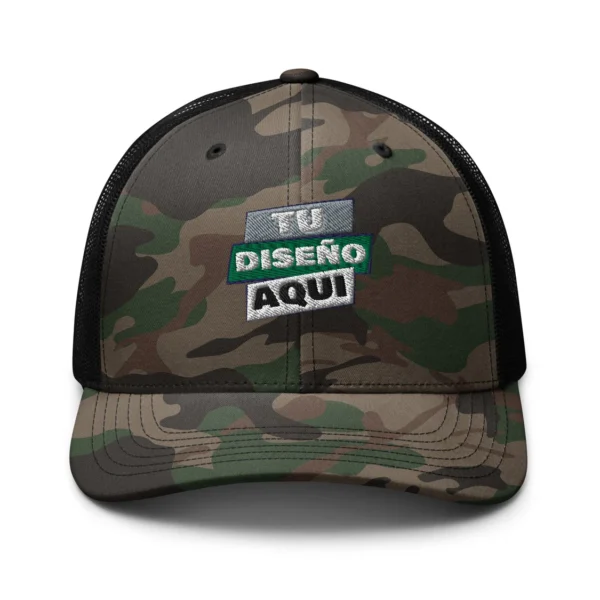 Camouflage trucker cap